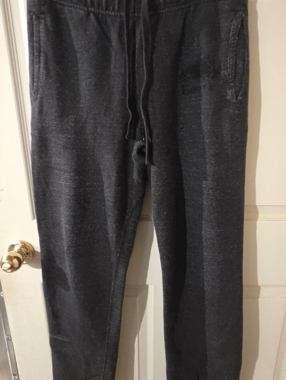 Roots Men's Black Drawstring Jogger Pants